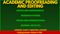 proofread and polish your thesis, proposal, dissertation or capstone project