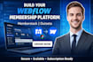 build webflow membership website memberstack, outseta figma to webflow developer
