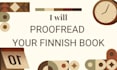 proofread your finnish book