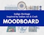 create visual moodboards inspired by indian art and craft