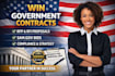 secure and win government contract, bid proposal, grant writing