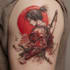 make a traditional japanese irezumi tattoo