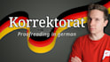 proofread any german text and improve your style