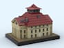 do 3d lego bricks architecture real building model lego model galactus art