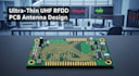 design ultra thin uhf rfid pcb antenna with rf matching optimization