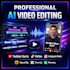 create ai video editing using opus clip, veed, descript, capcut and runway
