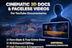 create cinematic 3d fern style documentaries video