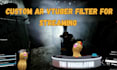 do a custom 3d vtuber ar filter for snapchat lens studio, obs, twitch streaming