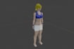 make low poly character with rigging in blender