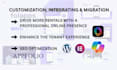 create custom property management website with appfolio integration
