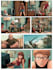 create a romantic novel comic strip