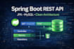 develop a clean and scalable spring boot rest API with jpa