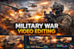do military war video editing