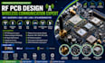 design custom rf pcb, wifi bluetooth GSM gps lora wireless communication boards