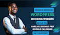 redesign wordpress elementor booking website and fix bookly pro or amelia issues