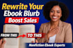 rewrite your nonfiction ebook blurb to boost sales