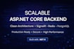 build a scalable social media backend with real time features using dotnet