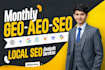 optimize your website for llms, ai rankings, GEO, chatgpt, google queries, SEO