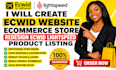create ecwid website ecommerce store redesign ecwid lightspeed product listing