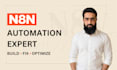 build n8n automation, ai agents and API integrations