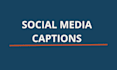 write social media posts and captions
