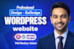 design, redesign or develop a professional wordpress ecommerce website