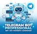 develop a professional telegram bot with API, database and payment integr