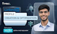 create and optimize a new linkedin profile