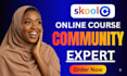 setup circle so community circle so management circle so online course