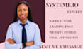 systeme io sales funnel, systeme io website landing page, online course