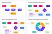 design your product roadmap and agile workflow in miro
