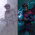 creating super hero character concepts for comics