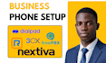 setup ringcentral 3cx nextiva dialpad freepbx phone system