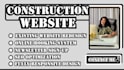 building construction website, construction company website, contractor website