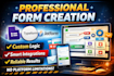 creare formularios profesionales en google forms, typeform y jotform