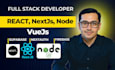 be your full stack web developer in react node js next js
