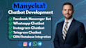 do manychat facebook chatbot, whatsapp chatbot, instagram chatbot, telegram bot