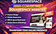 develop squarespace website design, redesign squarespace website development