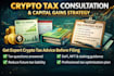 provide crypto tax consultation and capital gains strategy