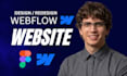 design modern webflow website responsive webflow website