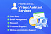 do data entry and virtual assistant tasks professionally