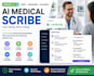 develop ai medical scribe app, soap note generator hipaa healthcare ai software