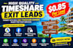 provide fresh USA timeshare exit leads