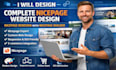 design complete nicepage website design, nicepage redesign with nicepage builder