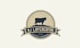 design classic family cattle farming logo