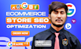 do complete onpage SEO optimization for shopify wix squarespace ecommerce store