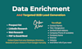 do data enrichment, email search, b2b lead generation