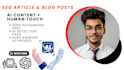 humanize ai content and write SEO blog posts or articles