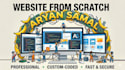 build a professional custom coded website from scratch