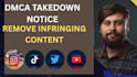 file dmca takedown and remove copyright infringement legally